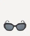 Isabel Marant Women's Black Acetate Geometric Frame Sunglasses In Black