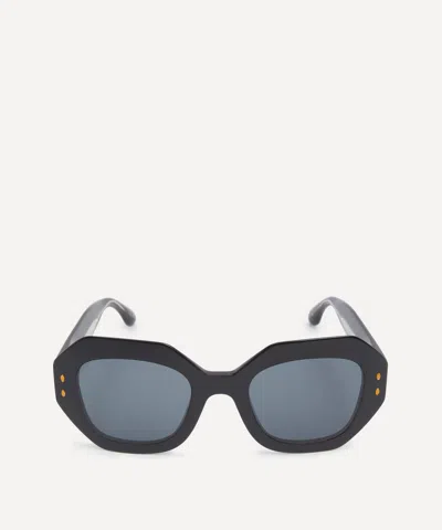 Isabel Marant Women's Black Acetate Geometric Frame Sunglasses