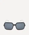 Isabel Marant Women's Black Acetate Rectangular Sunglasses In Black