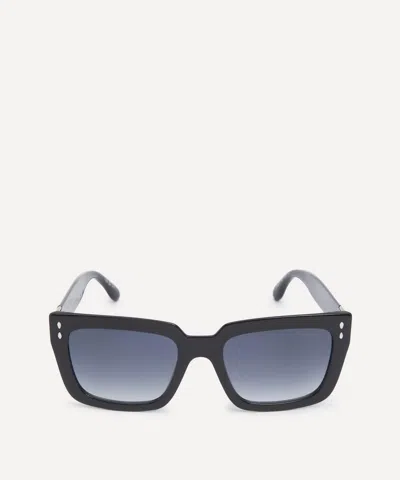 Isabel Marant Women's Black Acetate Square Sunglasses