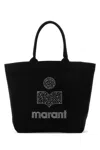 Isabel Marant Women Black Canvas Yenky Shopping Bag In Black