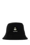 Isabel Marant Denim Haley Bucket Hat In Black
