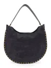 Isabel Marant Women Black Midnight Oskan Hobo Soft Shoulder Bag In Multi