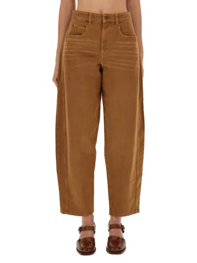Isabel Marant Denim Jeans In Brown