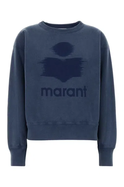Isabel Marant Women Blue Logo Regular Sweatshirt