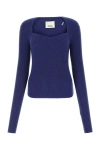 Isabel Marant Blue Wool Blend Bailey Sweater In Blue