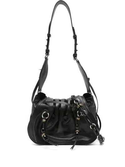 ISABEL MARANT ISABEL MARANT WOMEN BOLTON LEATHER SHOULDER BAG
