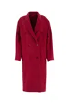 Isabel Marant Women Bordeaux Wool Blend Theodore Coat