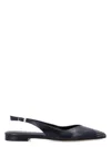 Isabel Marant Flat Sling Back Ballerina Shoes In Black