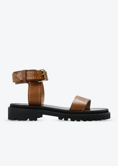 Isabel Marant Women's Breena Sandals In Havana In Brown