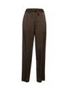 Isabel Marant Women Mud Viscose Blend Kendra Pant In Brown