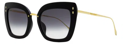 Isabel Marant Women's Butterfly Sunglasses Im0083gs 2m29o Black/gold 53mm In Multi