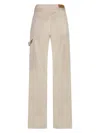 Isabel Marant Wide Leg Beryl Jeans In Ecru In Ecru