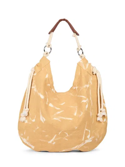 Isabel Marant Women's Byron Denim Tote Bag In Brown