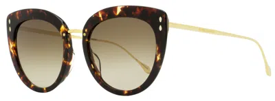 Isabel Marant Women's Cat Eye Sunglasses Im0084gs 2ikha Havana/gold 55mm In Multi