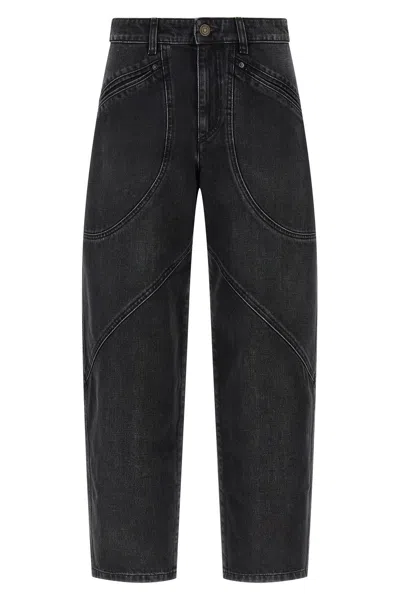 Isabel Marant Catarina Jeans In Black