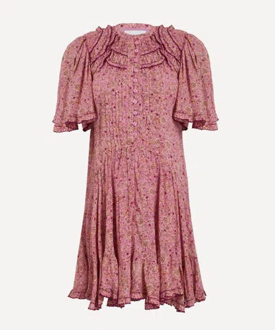 Isabel Marant Women's Celyana Mini Dress In Pink