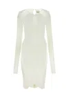 Isabel Marant Chalk Stretch Viscose Logane Dress