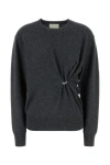 Isabel Marant Ilaria Wool And Cashmere Blend Sweater In Gray
