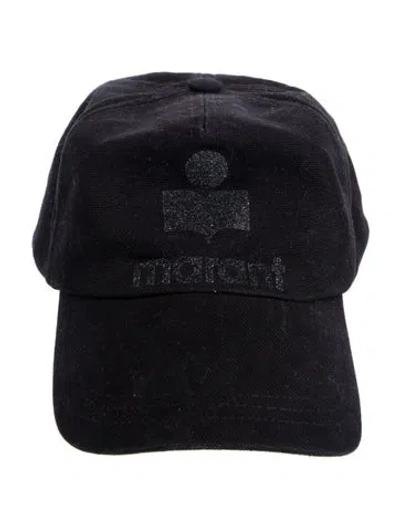 Pre-owned Isabel Marant Women's Cotton Baseball Hat In Black