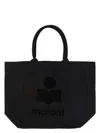 Isabel Marant Womens Black Yenky Cotton Tote Bag