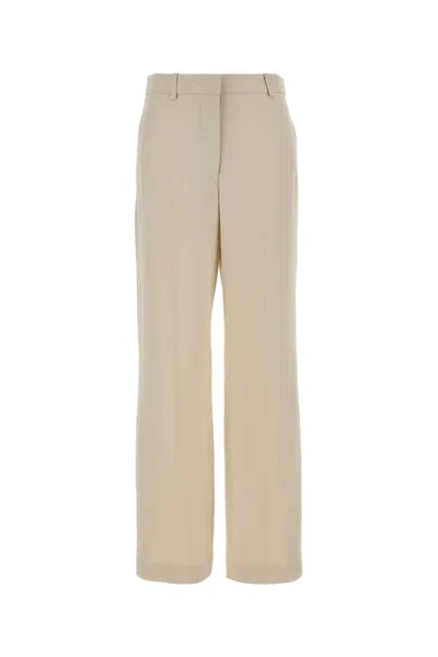Isabel Marant Women Cream Crepe Noanda Palazzo Pant In Multi
