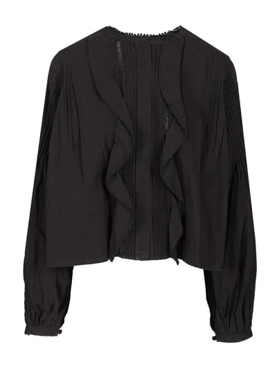 Isabel Marant Women "cubraly" Blouse In Black