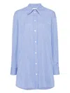 Isabel Marant Logo-embroidered Striped Shirt In Blue