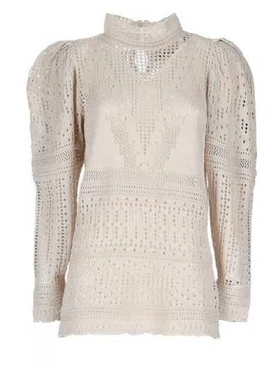 Isabel Marant Women "dahara" Crochet Top In Multi