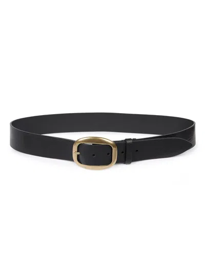Isabel Marant Women's Dara Leather Belt In Gold
