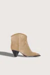 Isabel Marant Halbstiefel Darizo Aus Kalbs-veloursleder In Black