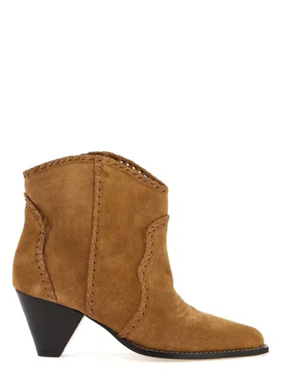 ISABEL MARANT WOMEN'S DARIZO SUEDE LEATHER ANKLE BOOTS
