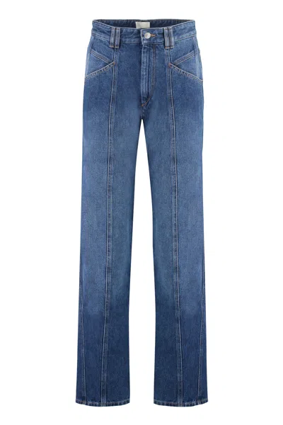 Isabel Marant Women's Denim Tapered Fit Jeans