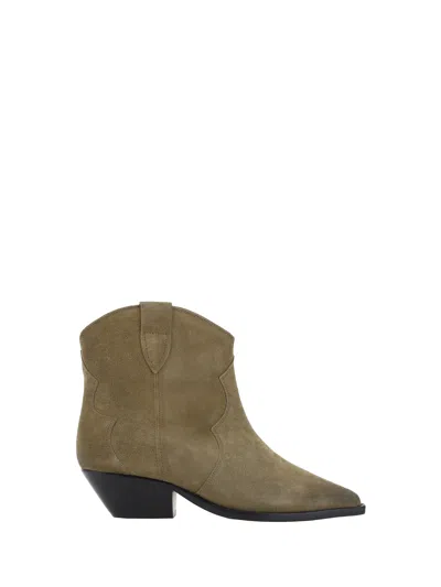 Isabel Marant Dewina Ankle Boots In Multicolor