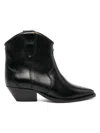 Isabel Marant Polished-finish Pointed-toe Boots In Black