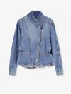 Isabel Marant Dolie Washed Denim Jacket In Blue