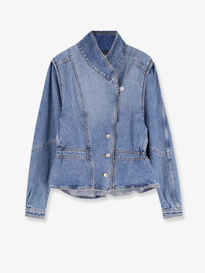 Isabel Marant Dolie Denim Jacket In Blue