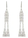 Isabel Marant Embellished Drop Earrings In Silver