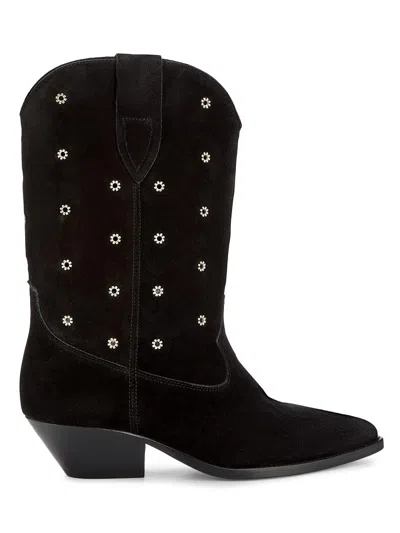 Isabel Marant Block-heel Ankle Boots In Black