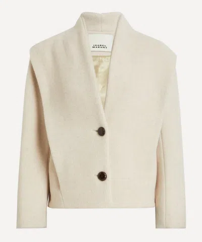 Isabel Marant Women's Dyogo Wool-blend Coat In Sand
