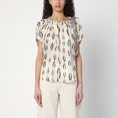 Isabel Marant Women's Ecru/ Blouse In Silk