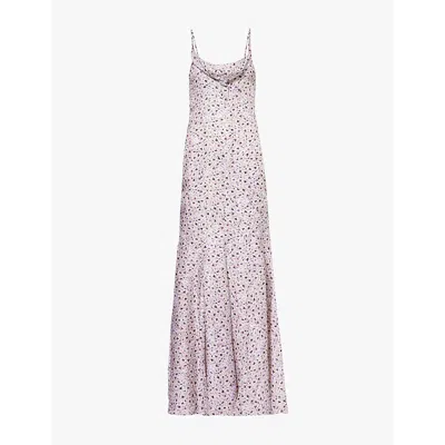 Isabel Marant Womens Ecru Manelia Flower-print Woven Maxi Dress