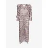 Isabel Marant Nemil Short Dress In Ecru