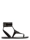Isabel Marant Women's Edil Suede Leather Sandals In Black