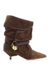Isabel Marant Women "edrika" Ankle Boot In Brown