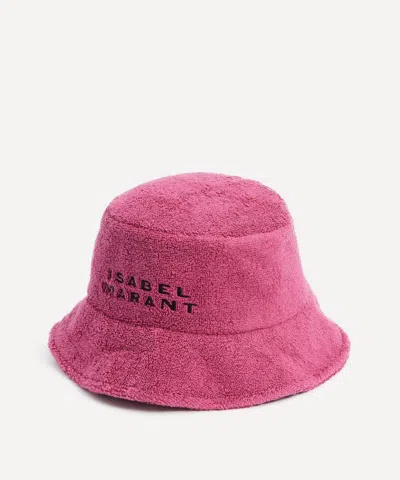 Isabel Marant Women's Embroidered Logo Bucket Hat