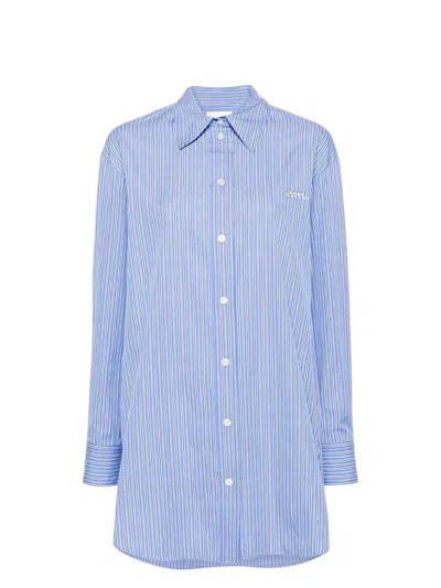 ISABEL MARANT WOMEN'S EMBROIDERED POPLIN CYLVANY SHIRT