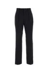 Isabel Marant Pantalone In Misto Lana Stretch Ricamato  Donna In Black