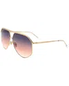 Isabel Marant 62mm Oversize Navigator Sunglasses In Gold
