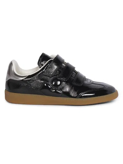 Isabel Marant Women's Festive Beth Leather Sneakers In Black